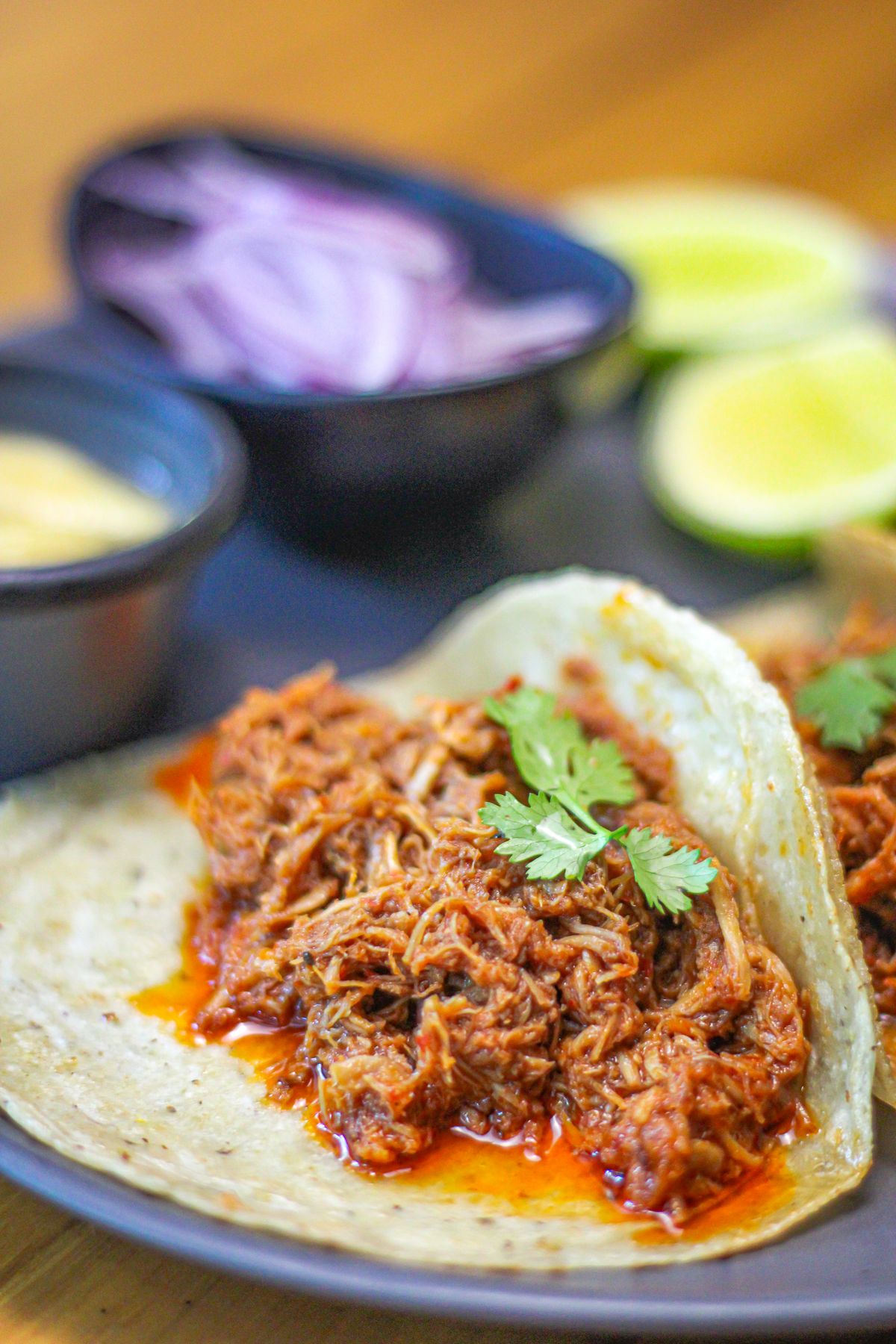 Tacos de Cochinita Pibil en Café Jade